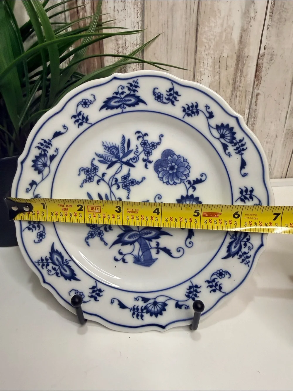 6 3/4” Blue Danube Bread & Butter Plate Vintage